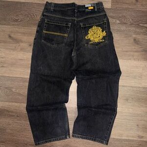 SOUTH POLE VINTAGE Y2K EMBROIDERED BAGGY JEANS